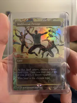 WOTC Marvel's Spider-Man Multiversal Passage (Borderless) (R) (Foil) NM - Image 1