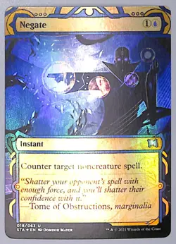 Negate - Foil - 18 - Strixhaven: Mystical Archives (STA) MTG - Image 1
