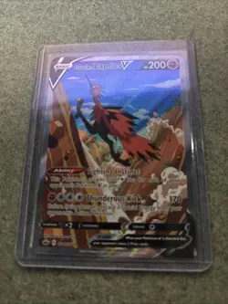Pokemon Galarian Zapdos v TCG Chilling Reign Alternative Art Card 174/198 MINT - Image 1