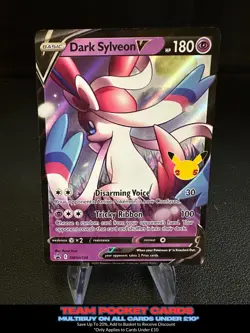 Dark Sylveon V SWSH134 Regular Size, Black Star Promo, Pokemon, NM - Image 1