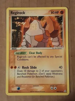 Pokemon Regirock 28/110 ex Holon Phantoms NM-MT See Pictures - Image 1