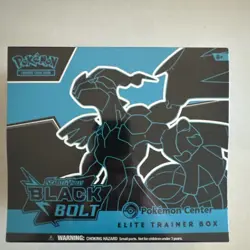 Pokemon Scarlet and Violet Black Bolt Pokemon Center Elite Trainer Box ETB - Image 1