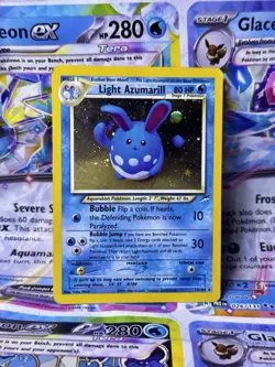 Pokemon WOTC Neo Destiny Light Azumarill Holo 13/105 Mp - Image 1
