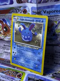 Pokemon WOTC Neo Destiny Light Azumarill Holo 13/105 Mp - Image 2