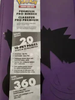 Pokemon Gengar TCG Ultra Pro Premium Binder 360 Pages Pro-Premium Brand New - Image 5