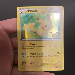 Pokemon TCG Pikachu 26/83 Generations Stamped Holo LP - Image 1