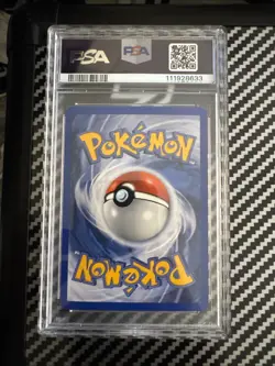 Entei #34 2001 Pokemon 3 Movie Black Star Reverse Holo PSA 8 - Image 2