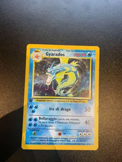 Carta Pokemon - Gyarados - Set Base - Prima edizione - Italiano - GD/EX - Image 4