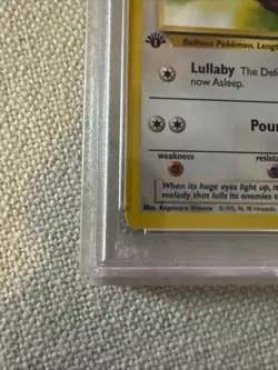 1999 Pokemon Jungle Jigglypuff 1st Edition PSA 10 Gem Mint #54/64 - Image 3