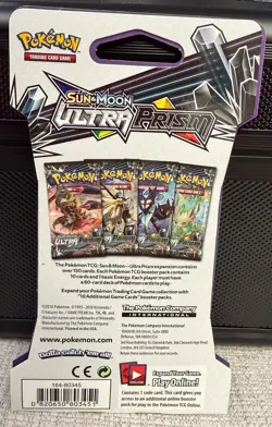 Pokemon 2018 Sun & Moon Ultra Prism Sleeved Blister Booster Pack Factory Sealed - Image 2