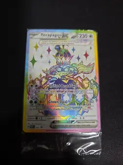 Pokemon SVP165 Terapagos Ex Black Star Promo - Sealed - Image 1