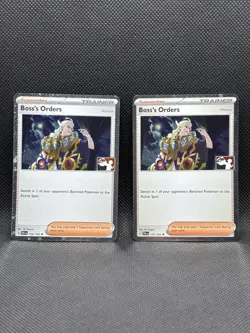 2X Boss’s Orders 172/193 Play! Pokemon Prize Pack Series Stamp Cosmos Holo Rare - Image 1