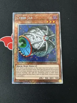 Cyber Jar Platinum Secret Rare RA03-EN095 Yugioh Near Mint - Image 1