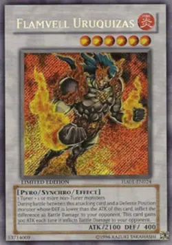 Yugioh! MP Flamvell Uruquizas - HA01-EN024 - Secret Rare - Unlimited Edition Mod - Image 1