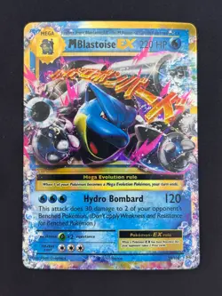 M Blastoise EX 22/108 - Evolutions - Near Mint NM Ultra Rare Pokemon Card - Image 1