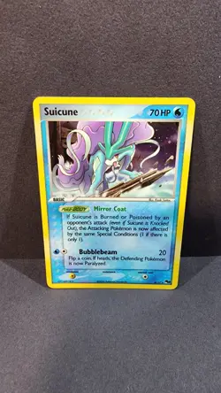 Suicune 4/17 Pop Series Promos Holo Rare Pokemon Card 2006 LP - Image 1