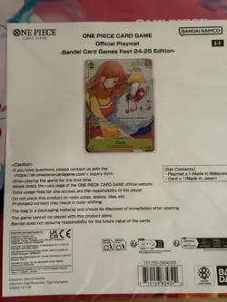 One Piece Official Playmat/Promo Nami & Zeus Bandai Card Games Fest24-25 ENGLISH - Image 2