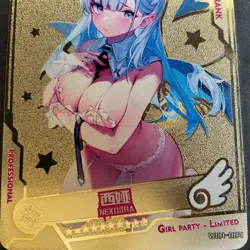Maiden Party - Goddess Story - WOR-004 - Gold METAL Redemption Card - Rare! - Image 3