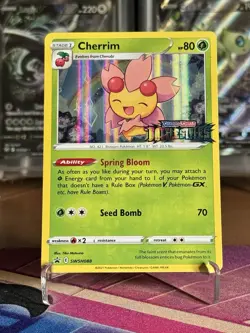 Cherrim SWSH088 Battle Styles Stamped Pre-Release Promo Pokemon Card NM - Image 1