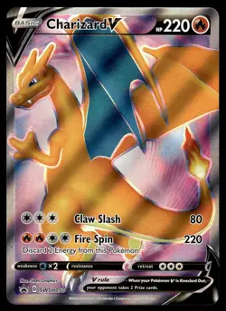 Pokemon TCG SWSH: Sword & Shield Promo Cards #SWSH050 Charizard V NM - Image 1