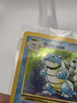 Pokemon TCG Blastoise 002/102 Base Set Holo Heavily Played Card Refer To Photos - Image 3