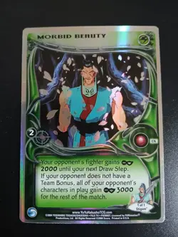 Yu Yu Hakusho TCG CCG Morbid Beauty C76 Unlimited Foil Alliance Card NM - Image 1