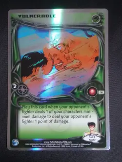 Yu Yu Hakusho TCG CCG Vulnerable C86 Unlimited Foil Alliance Card NM - Image 1