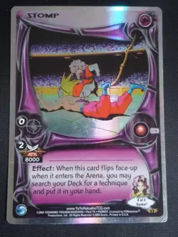 Yu Yu Hakusho TCG CCG Stomp C116 1st Edition Foil Alliance Card MP - Image 1