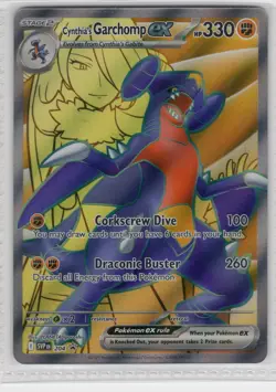 Cynthia's Garchomp ex 204 Sv: Scarlet & Violet Promo Cards Holo - ACTUAL CARD - Image 1