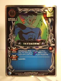 Yu Yu Hakusho TCG CCG Tetsuzam C67 Foil Unlimited Alliance Card Near Mint - Image 1