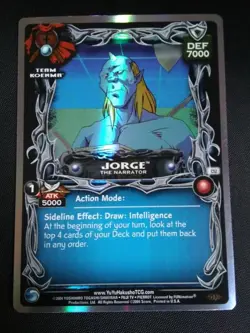 Yu Yu Hakusho TCG CCG Jorge the Narrator C52 Alliance Foil 1st Edition Card NM - Image 1