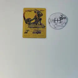 Pokemon Shadow Mewtwo GX Tag Team Gold Foil Fan Art Card Nintendo Pokemon TCG - Image 1