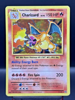 Charizard 11/108 XY Evolutions 2016 Holo Rare Pokemon Card TCG - Image 1