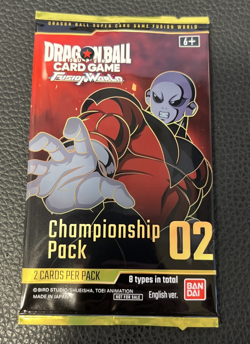 Dragon Ball Super Card Game Fusion World Championship Pack 02 English Sealed x1 - Image 1