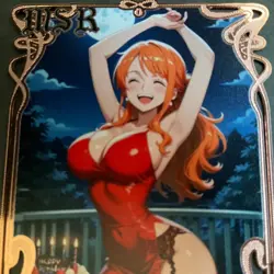 Goddess Story Gold METAL Card - Serial Number #169/200! Nami Anime *READ* - Image 2