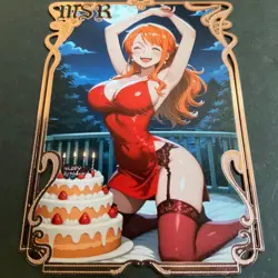 Goddess Story Gold METAL Card - Serial Number #169/200! Nami Anime *READ* - Image 4