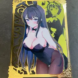 Goddess Story Gold METAL Card - Serial Number #194/200! Mai Bunny Girl *READ* - Image 1