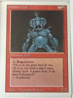 Uthden Troll - Revised Edition Core Set - Magic the Gathering MTG Nice! - Image 1