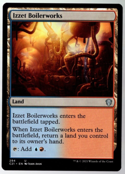 Izzet Boilerworks 294 Non Foil Uncommon Commander 2021 MTG Near Mint - Image 1