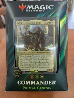 Magic The Gathering Commander Primal Genesis New But Opened Box - Image 1