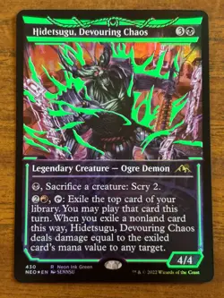 Hidetsugu, Devouring Chaos - Kamigawa : Neon Dynasty - MTG - 430 - Image 1