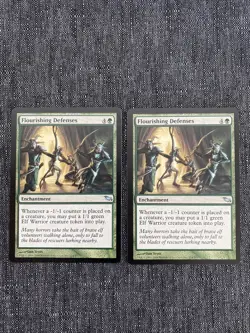 MTG Shadowmoor Flourishing Defenses X2 Nm/Mint - Image 1