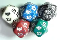 New x 1 Complete Set of 5 Innistrad: Crimson Vow VOW Spindown D20 Dice MTG Magic - Image 1
