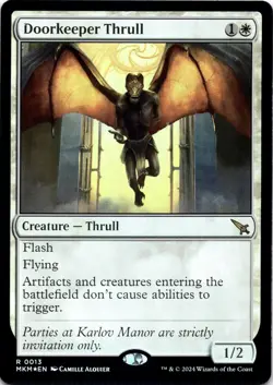 Doorkeeper Thrull FOIL Murders at Karlov Manor Magic MTG NM - Image 1