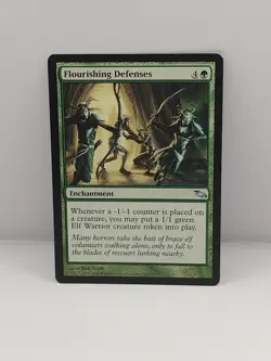 Flourishing Defenses Shadowmoor Light Play MTG Magic - Image 1
