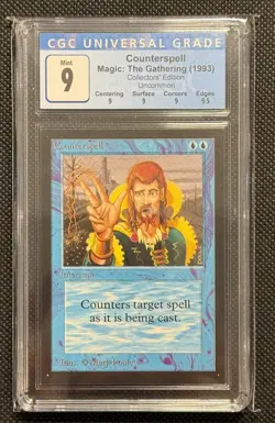 MTG 1993 Collector's Edition Counterspell CGC 9 Magic The Gathering 🔥🔥🔥 - Image 1