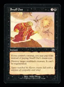 * * 1x Snuff Out x1 * * Mercadian Masques MTG VLP Very Light Play - Image 1