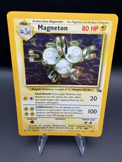 Magneton Holo Rare 11/62 Pokemon Fossil Unlimited WOTC Vintage - Image 1