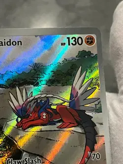 Pokemon TCG Koraidon 014 Scarlet & Violet Black Star Promo Pokemon Center LP - Image 4