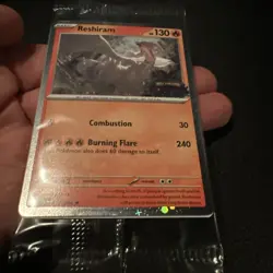 Reshiram 017/094 - Pokemon TCG: Phantasmal Flames - SEALED Stamped Promo - Image 4